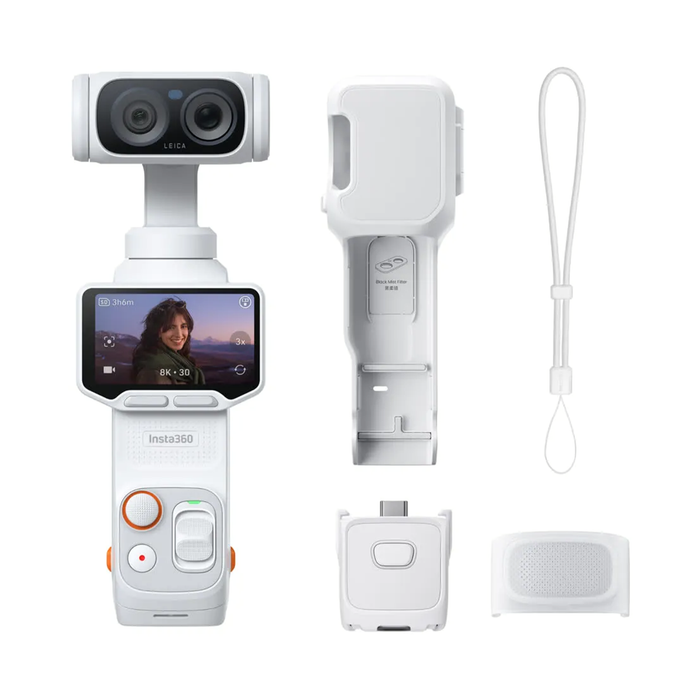 Insta360 Luna Ultra 8K Gimbal Camera Standard Bundle - Stellar White