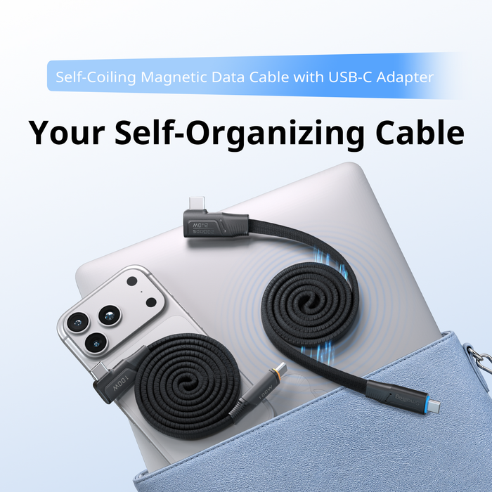 SmallRig USB-C Self-Coiling Charging Cable 60W 5611