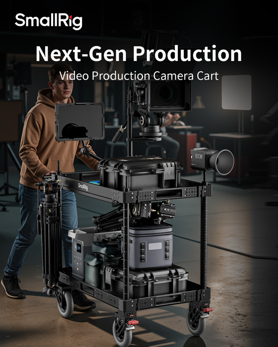 SmallRig 36" Lightweight Video Production Camera Cart MD4573
