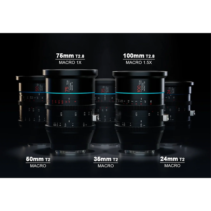 Sirui Jupiter Full Frame Macro Cine 5-Lens Kit - Canon EF Mount