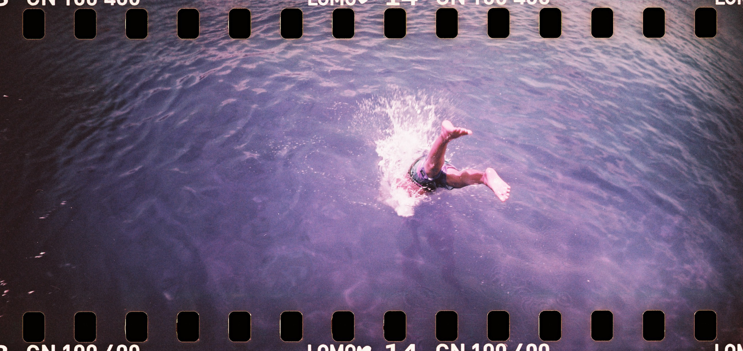 Lomography Sprocket Rocket 35mm Panoramic Film Camera - Peacock