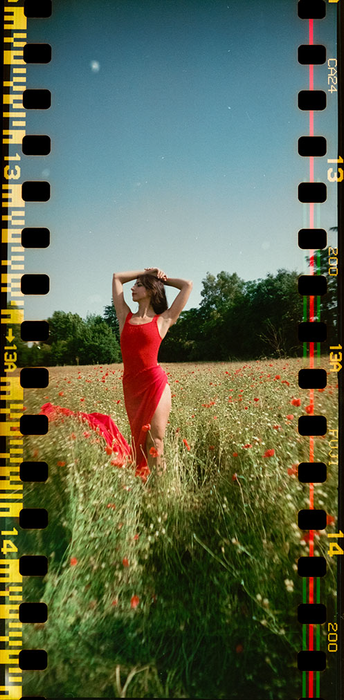 Lomography Sprocket Rocket 35mm Panoramic Film Camera - Peacock