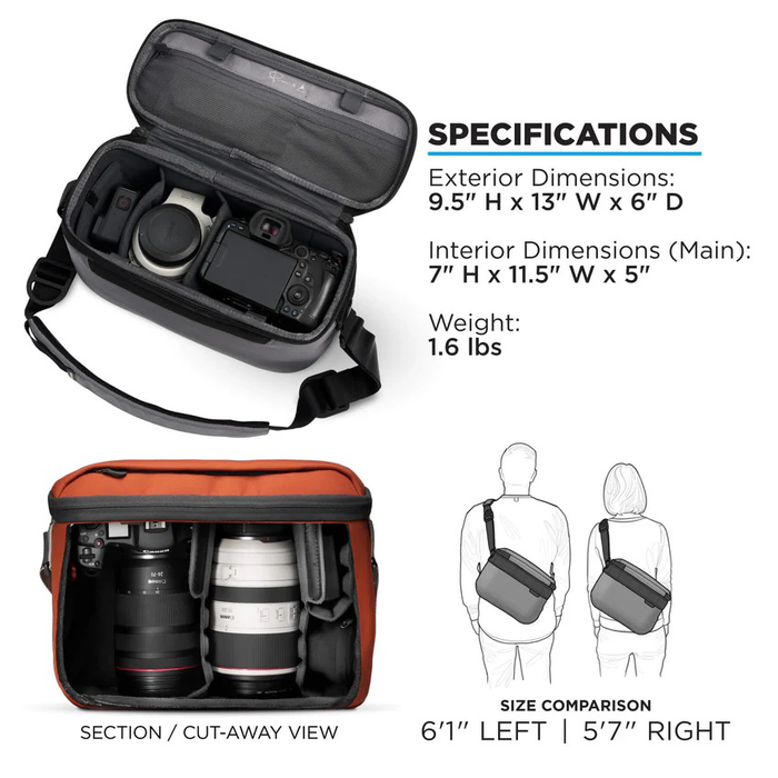 Nomatic Luma 12L Camera Sling - Stone