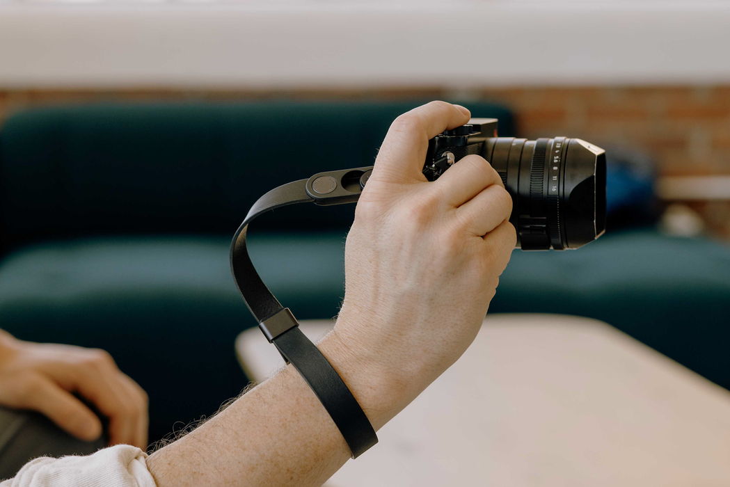 Peak Design Cuff Leather Wrist Camera Strap - Black