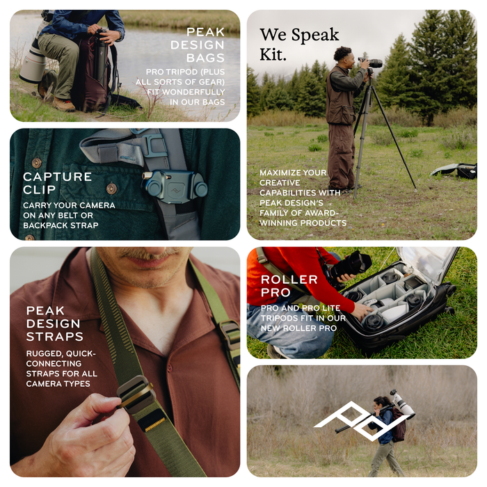 Peak Design Pro Lite Carbon Fiber Tripod with Ball Head