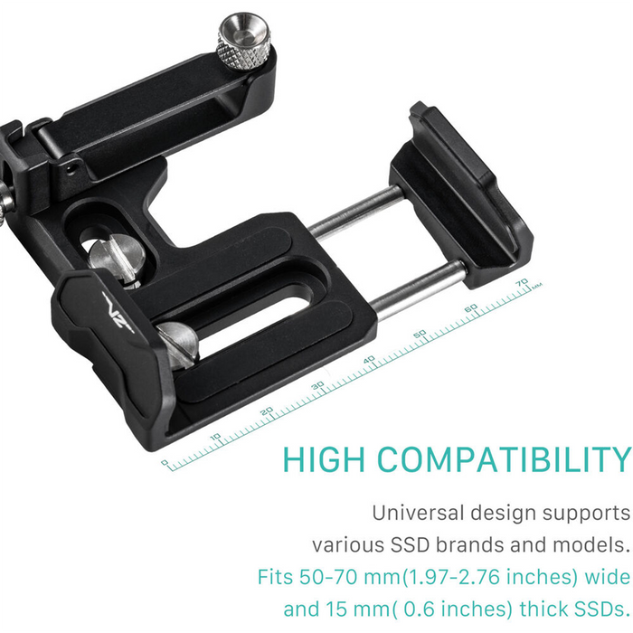 Tilta Universal SSD Drive Holder V2 – Black