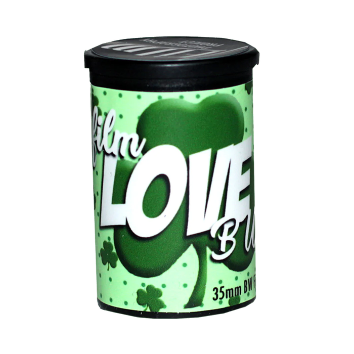 Film Photography Project LOVE 200 Black & White - 35mm Film, 24 Exposures, Single Roll (Shamrocks Edition)