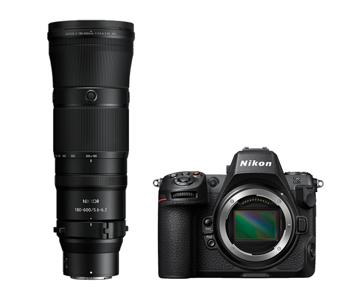 Nikon Z8 Mirrorless Camera with Z 180-600mm f/5.6-6.3 VR Lens