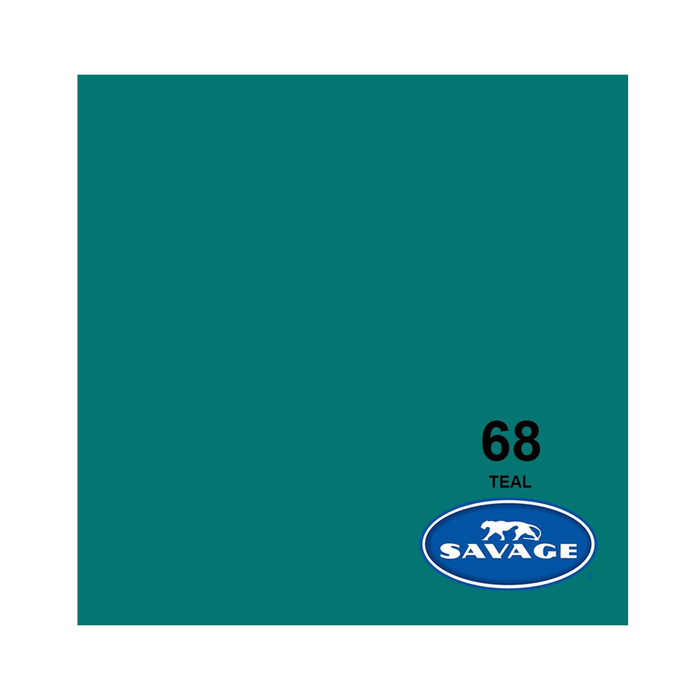 Savage #68 Teal Seamless Background Paper 107" x 36' - In Store Pick Up Only