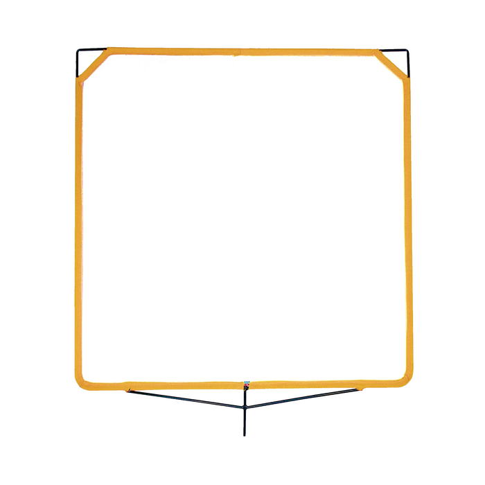 Matthews 48" x 48" Solid Frame Artificial Silk White