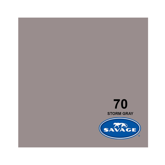 Savage #70 Storm Gray Seamless Background Paper 107" x 36' - In Store Pick Up Only