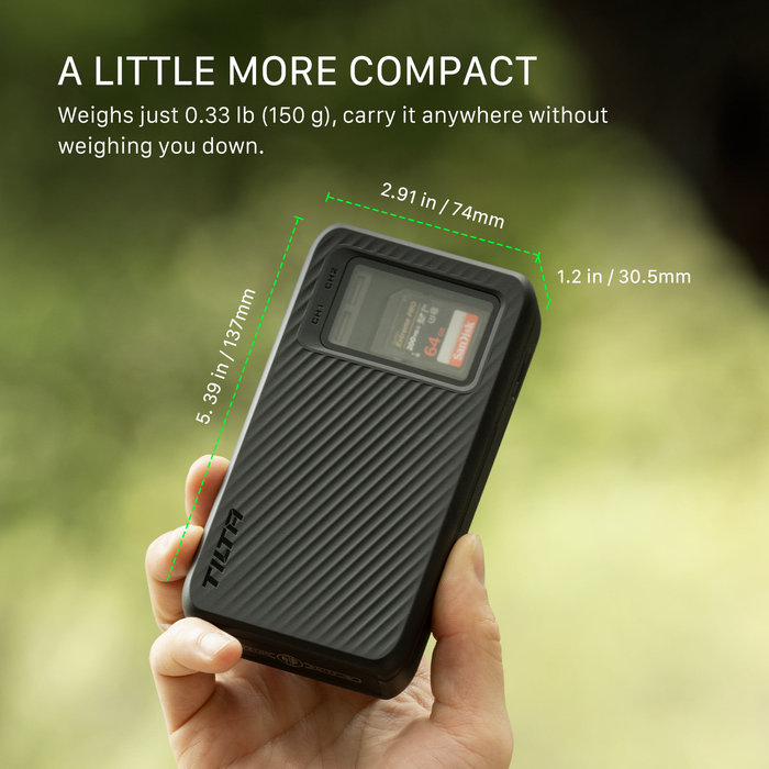 Tilta All-In-One Recharge Companion for NP-FZ100 – Black