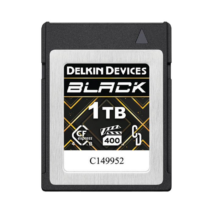 Delkin Devices 1TB BLACK CFexpress Type B 4.0 VPG400 Memory Card