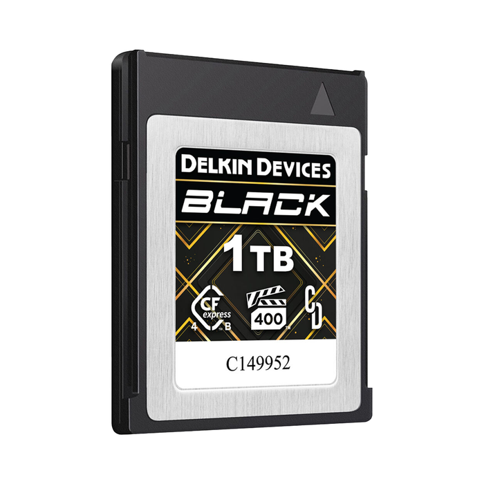 Delkin Devices 1TB BLACK CFexpress Type B 4.0 VPG400 Memory Card