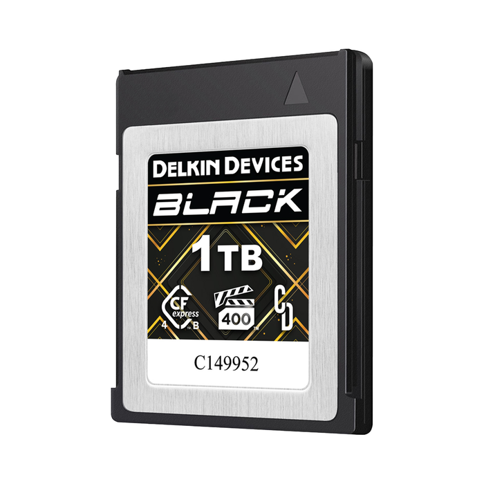 Delkin Devices 1TB BLACK CFexpress Type B 4.0 VPG400 Memory Card
