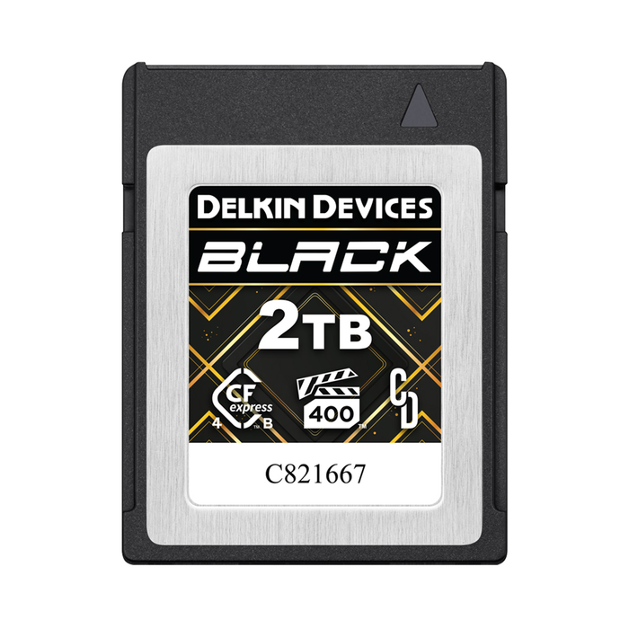 Delkin Devices 2TB BLACK CFexpress Type B 4.0 VPG400 Memory Card