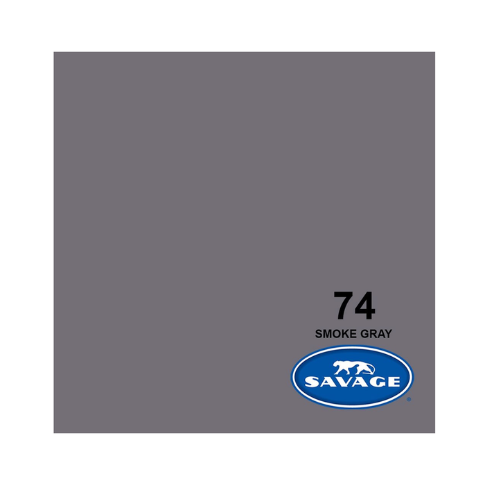 Savage #74 Smoke Gray Seamless Background Paper 107" x 36' - In Store Pick Up Only