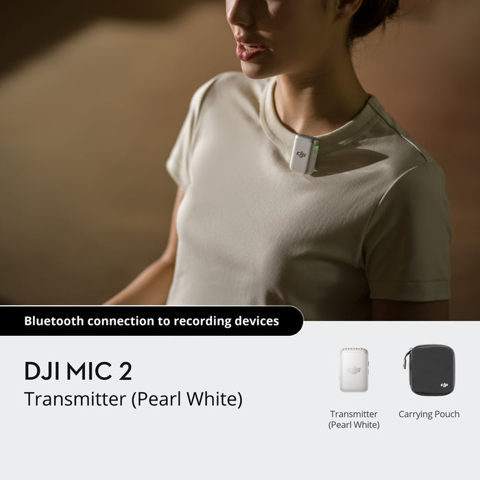 DJI Mic 2 Transmitter - Pearl White