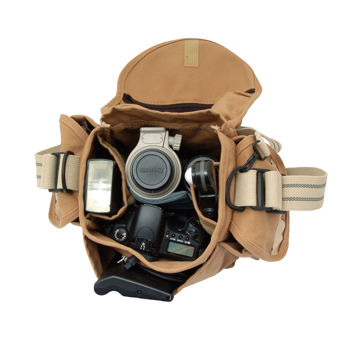 Domke F-3X Super Compact Canvas Shoulder Bag - Sand