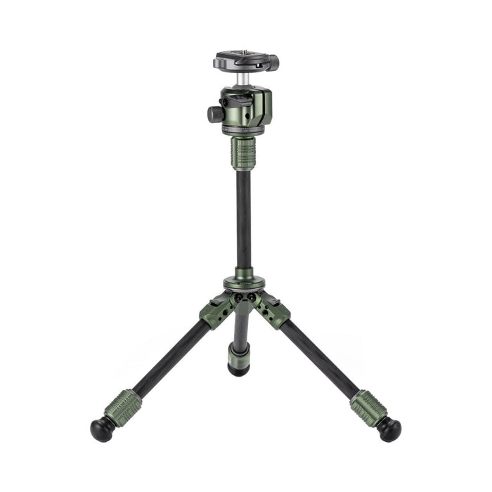 Tilta BT03E Carbon Fiber Tabletop Tripod with Ball Head & Extendable Center Column with 1-Stage Tripod Legs - Forest Green