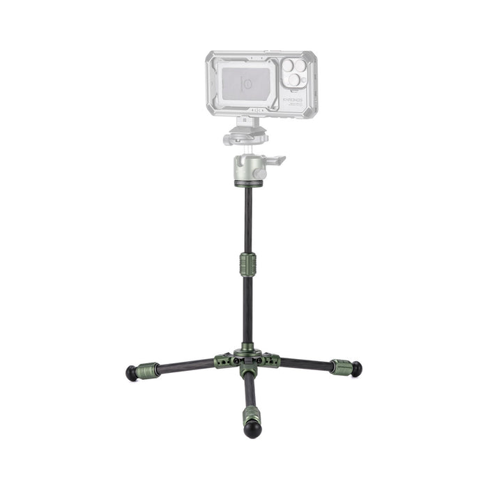 Tilta BT03E Carbon Fiber Tabletop Tripod with Ball Head & Extendable Center Column with 1-Stage Tripod Legs - Forest Green