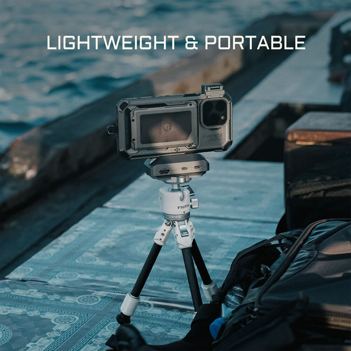 Tilta BT03E Carbon Fiber Tabletop Tripod with Ball Head & Extendable Center Column with 1-Stage Tripod Legs - Forest Green