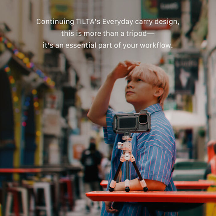 Tilta BT03E Carbon Fiber Tabletop Tripod with Ball Head & Extendable Center Column with 1-Stage Tripod Legs - Forest Green