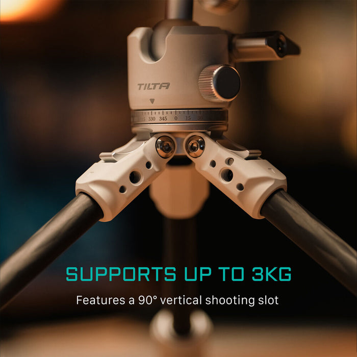 Tilta BT03E Carbon Fiber Tabletop Tripod with Ball Head & Extendable Center Column with 1-Stage Tripod Legs - Forest Green