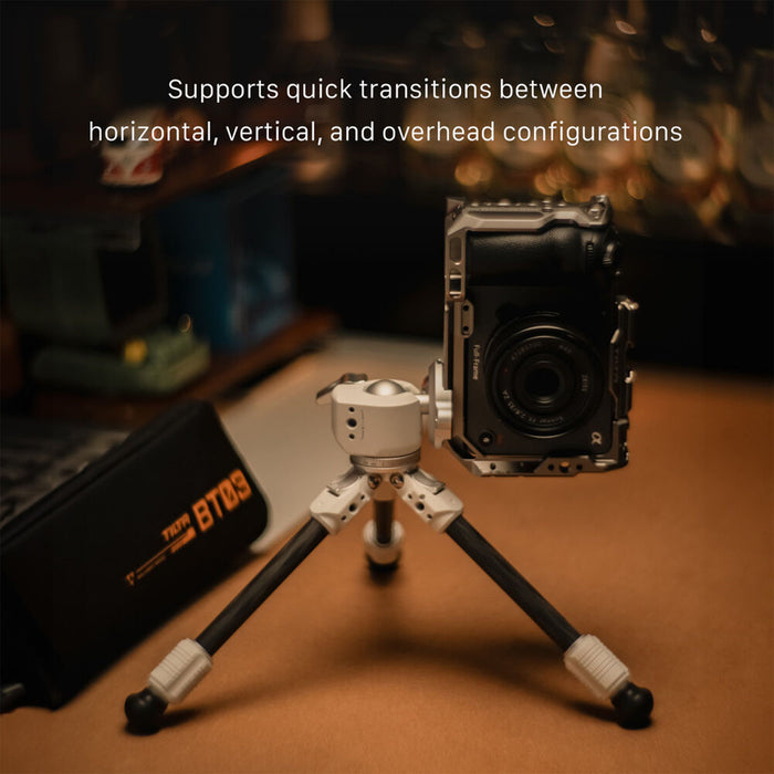 Tilta BT03E Carbon Fiber Tabletop Tripod with Ball Head & Extendable Center Column with 1-Stage Tripod Legs - Forest Green