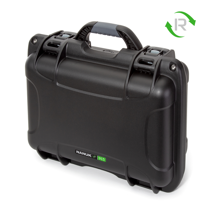 Nanuk R 915 Medium-Series Protective Case with Cubed Foam & Lid Foam - Black