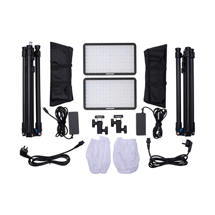 Amaran Pano 60c 2 Light Kit - Charcoal