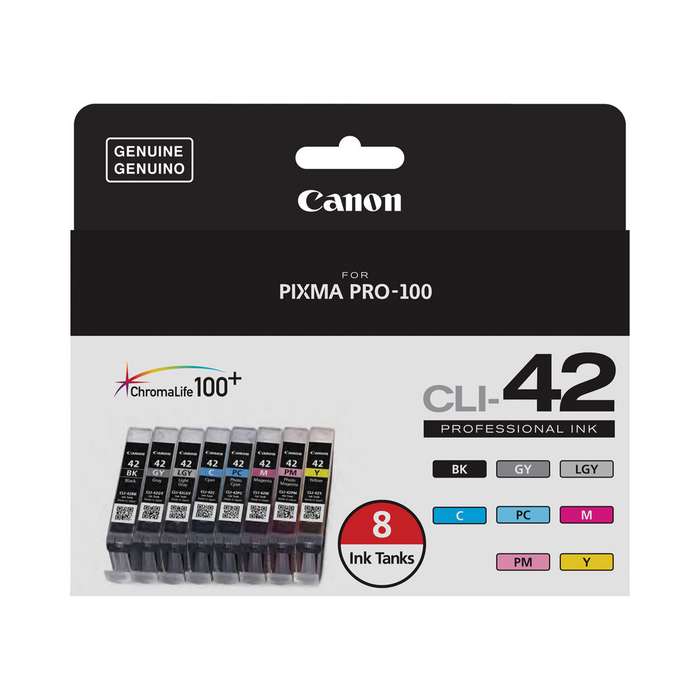 Canon CLI-42 Eight-Color Ink Tank Pack