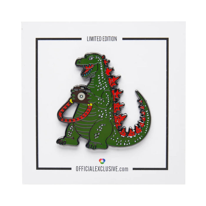 Dinosaur Photographer Pin