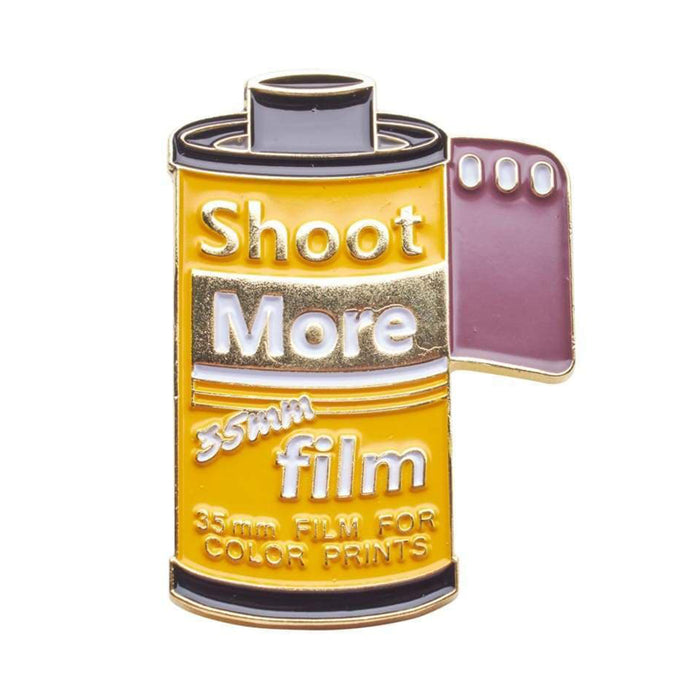 Shoot More 35mm Film Pin