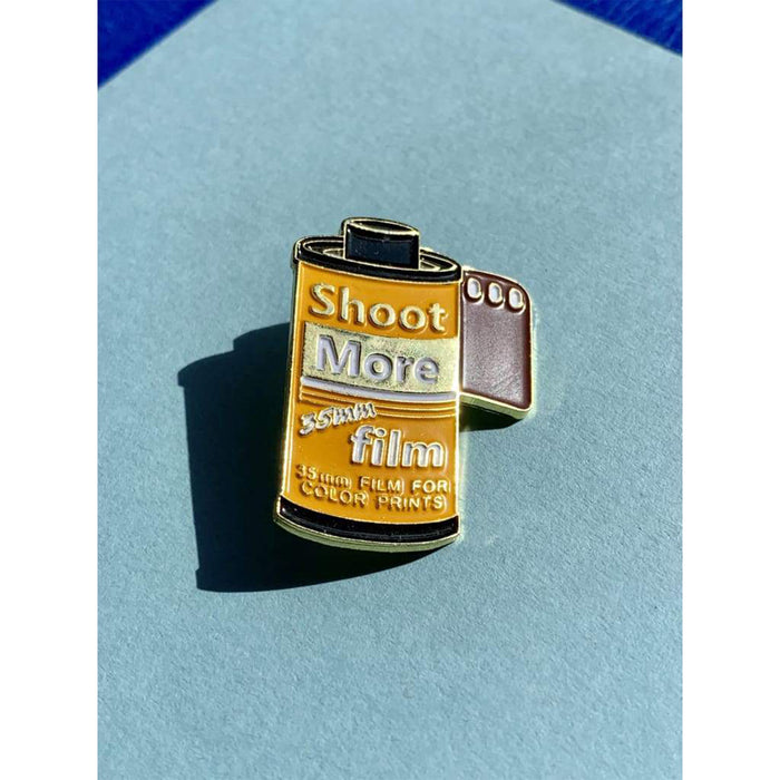 Shoot More 35mm Film Pin