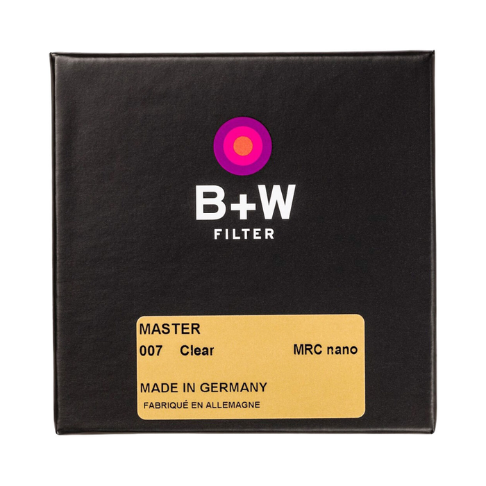 B+W 112mm #007 MASTER Clear MRC Nano Filter