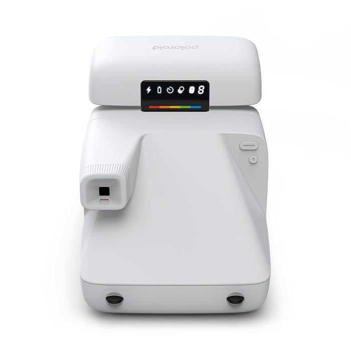 Polaroid Flip Instant Camera & Color Film Bundle (8 Photos) - White