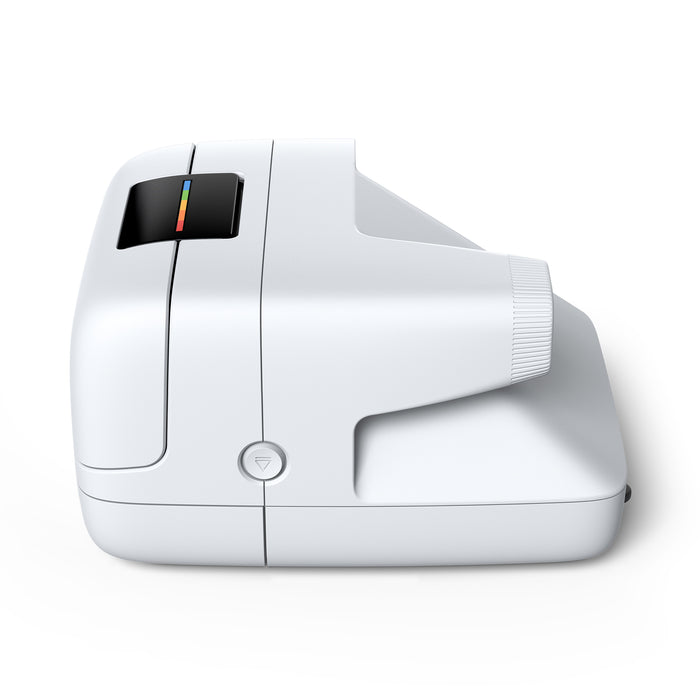 Polaroid Flip Instant Camera & Color Film Bundle (8 Photos) - White