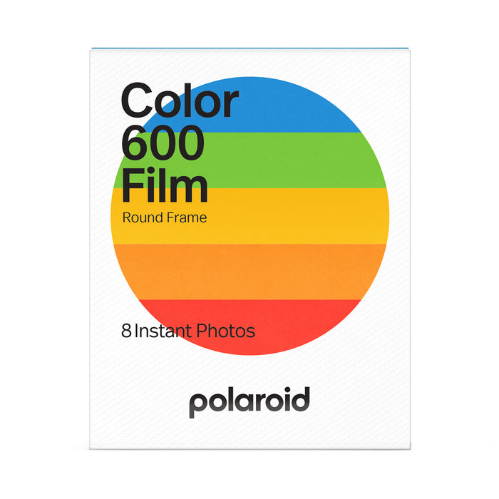 Polaroid Color 600 Film, Round Frame Edition - 8 Exposures