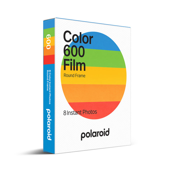 Polaroid Color 600 Film, Round Frame Edition - 8 Exposures