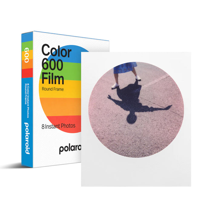 Polaroid Color 600 Film, Round Frame Edition - 8 Exposures