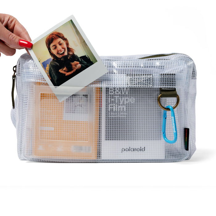 Polaroid Ripstop Crossbody Bag - Clear
