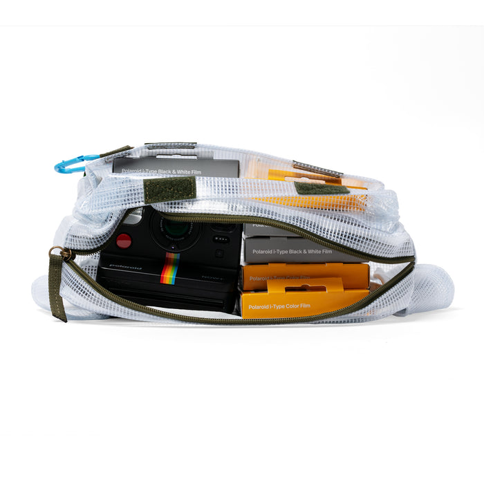 Polaroid Ripstop Crossbody Bag - Clear