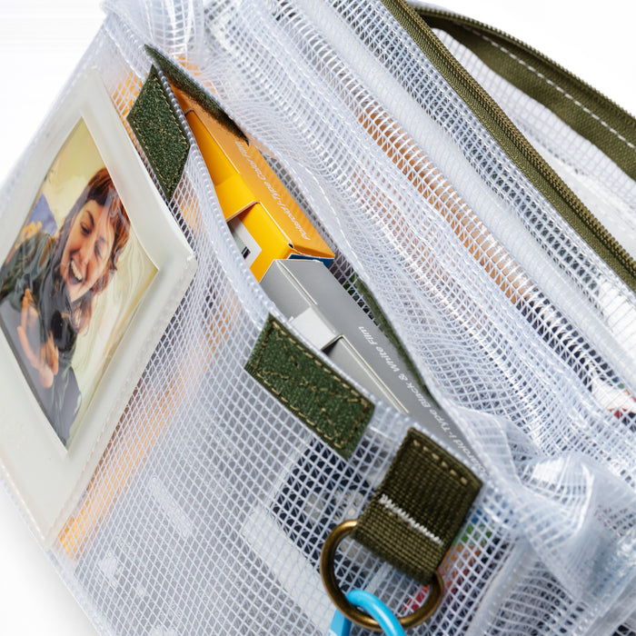 Polaroid Ripstop Crossbody Bag - Clear