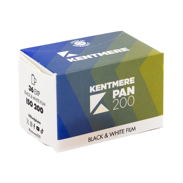 Kentmere Pan 200 Black & White Negative - 35mm Film, 36 Exposures, Single Roll