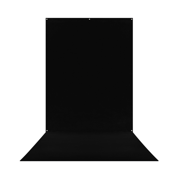 Westcott X-Drop Wrinkle-Resistant Sweep Backdrop Kit, 5' x 12' - Rich Black
