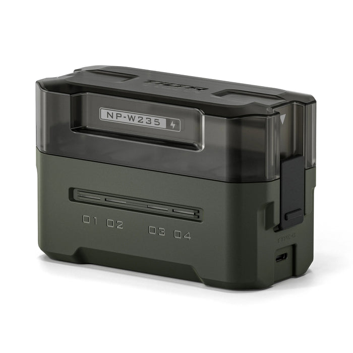 Tilta Portable 4-Bay Charging Station for Fujifilm NP-W235 Batteries – Green