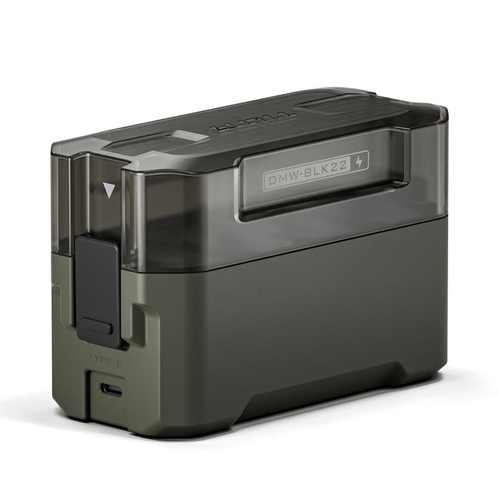 Tilta Portable 4-Bay Charging Station for Panasonic DMW-BLK22 Batteries – Green