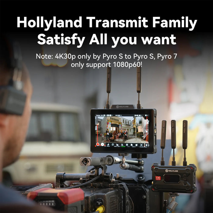Hollyland Pyro 7 Wireless Transceiver Monitor