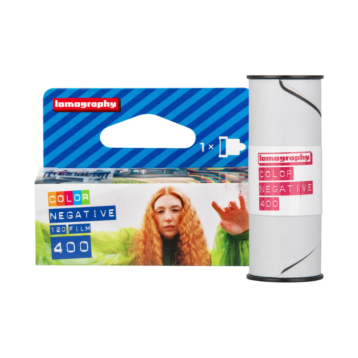 Lomography 400 Color Negative, 120 Film, Single Roll